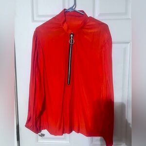 Bright Orange blouse